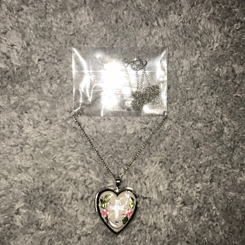 Locket Cross Necklace